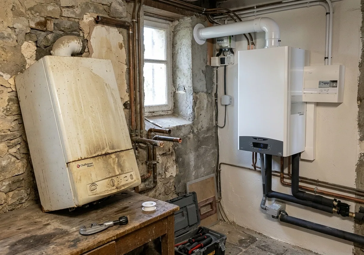 Remplacement de chaudière à Tonnay-Charente